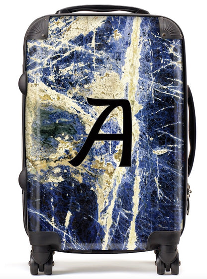 Indigo Gold Marble – Monogram